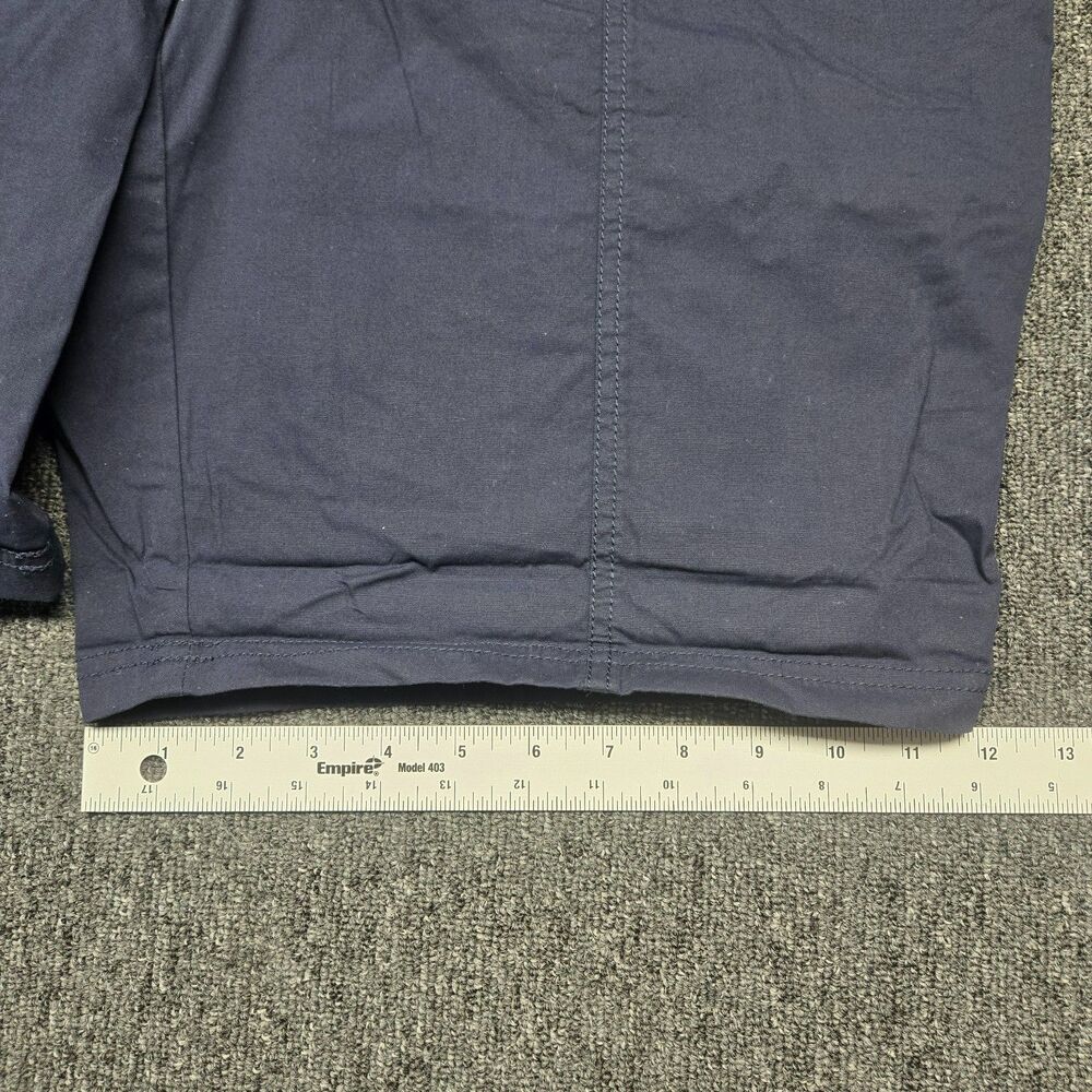 Chico’s Women’s 3 (16) Navy Cargo Shorts Cotton Poplin Utility Stretch NWT - Picture 13 of 16